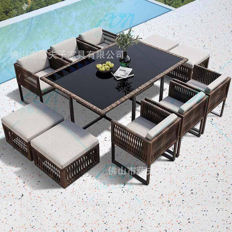 户庭院编桌椅室外花园藤藤椅组合防水露天桌椅0541花阳园台休闲餐,商业/办公家具,商用藤编家具,淘宝优惠券,粉丝福利购,淘宝优惠卷