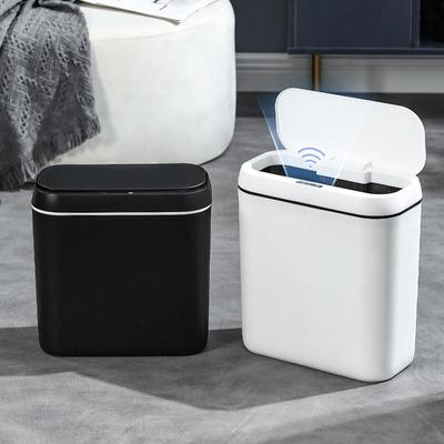 自动智能垃圾桶感应式家用2025新款客厅轻奢电动厕所卫生间卫生桶