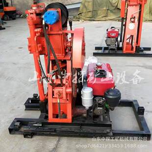 液压50小型地质勘探钻机轻便野外岩芯取样钻机工程潜孔钻探机