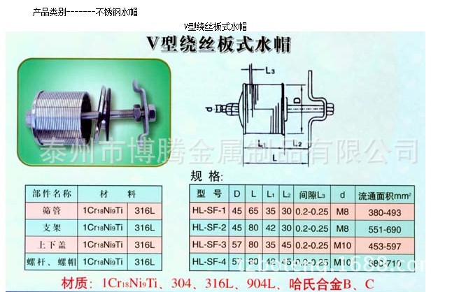 订制水帽不锈钢水帽订做V型板式水帽