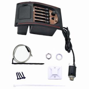 吉他配件乐器配件民谣古典吉他拾音器五段EQ均衡器吉他配件