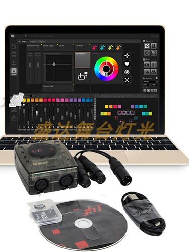 灯光电脑控制器DVC4GZMDaslightUSB连接Win/Mac系统
