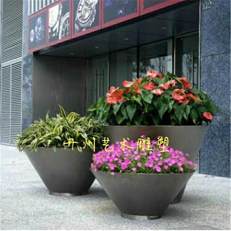 仿真绿植组合花箱户外售楼部造景玻璃钢花盆装饰花餐厅雕塑摆件品