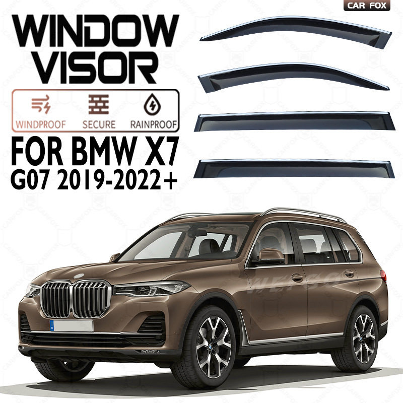 适用于宝马X7晴雨挡雨侧窗导流板BMWX7G072019+Windowvisor