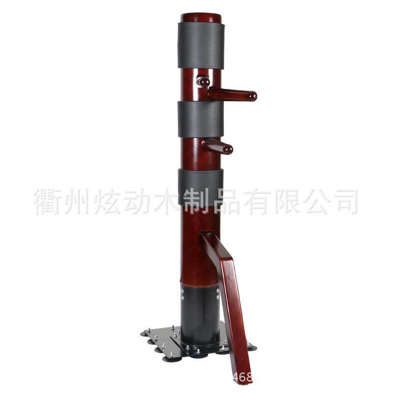 木人桩吸盘式木人桩立式木人桩叶问吸盘式咏春拳木人桩木头桩