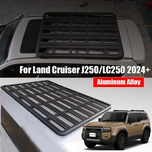 适用于24款新普拉多LC250车顶行李架平台霸道后横杆框改装专用