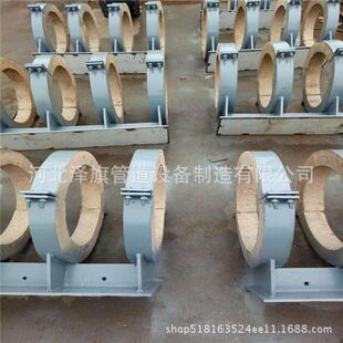 双抱箍隔热管托三抱箍隔热管托蛭石绝热材料硬质隔热层