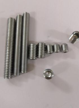 DIN916GB80M2.5M3不锈钢凹端内六角紧定止付机米螺丝顶丝现货