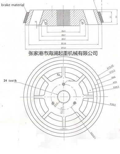 YHZM100L-22.4KW刹车轮、制动轮