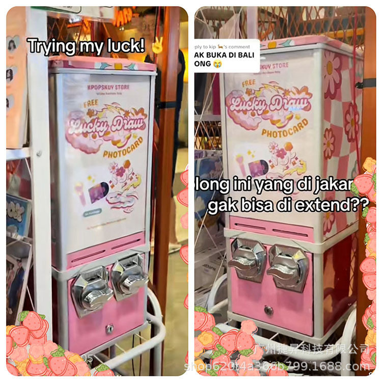 TATTOOVENDINGMACHINEKV25纹身贴自助售卖机投币机外币双币口