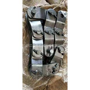 工业链条4020节距127重载传动用弯板链条拉钢机链条