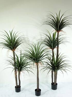 大型北欧仿真绿植仿真龙血铁树客厅落地盆栽仿生植物装饰摆件假树