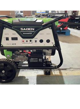 德国萨登5000W单相手启动开架汽油发电机DS5500VE