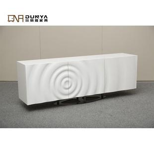 意式轻奢风餐边柜玄关柜现代简约烤漆设计师高级感客厅卧室电视柜