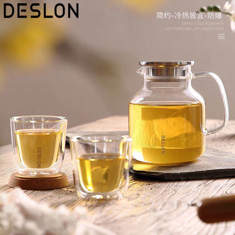 德世朗(DESLAN))DQY-TZ016B清韵玻璃冷水壶套装可