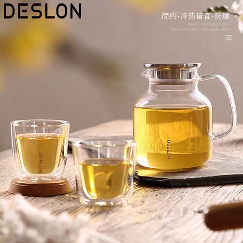 德世朗(DESLAN))DQY-TZ016B清韵玻璃冷水壶套装可