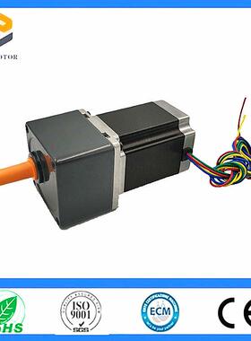 57混合式步进电机FXD57HS76-2804A667-A128电流2.8A配偏心齿轮箱