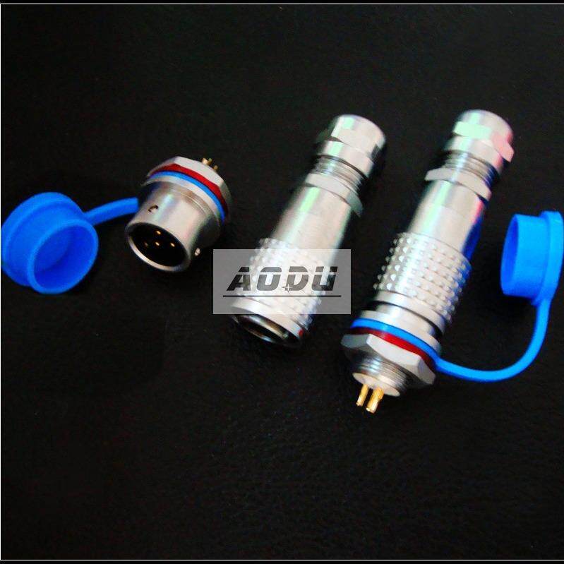 M12 2 3 4 5 6 7 8芯防水连接器 华伦XS12互换航空头厂销质保插头