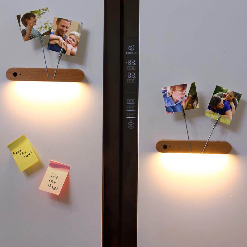 好棒磁吸光控人体感应灯USB充电小夜灯家用客厅护眼衣柜支架壁灯