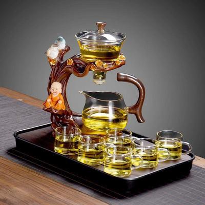 玻璃壶茶具茶懒人全自动茶具泡茶磁吸家用整套功夫茶杯高RAO档器