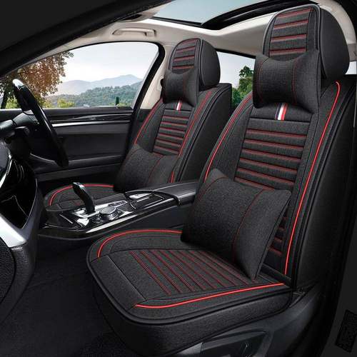 起亚K2福瑞坐迪K3狮K跑K45汽车座套女亚用627麻适适用全包垫车垫