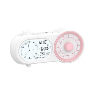 可视化计时语音报时双儿幕闹钟学生器起床自律童屏学习581电子闹