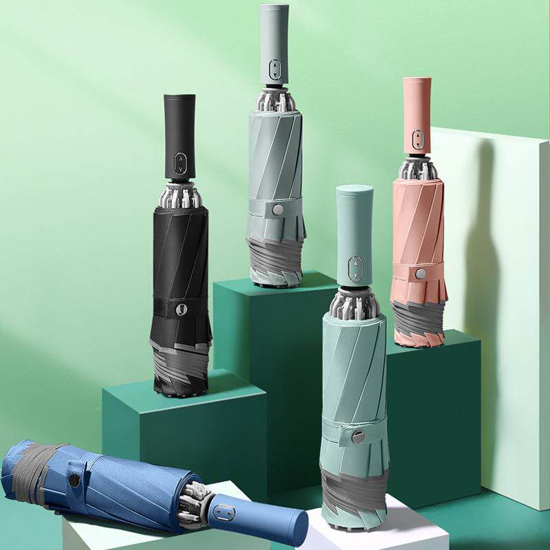 节节防回弹雨伞反向伞反光大条全自动晴收雨伞1骨加0防风防防回弹