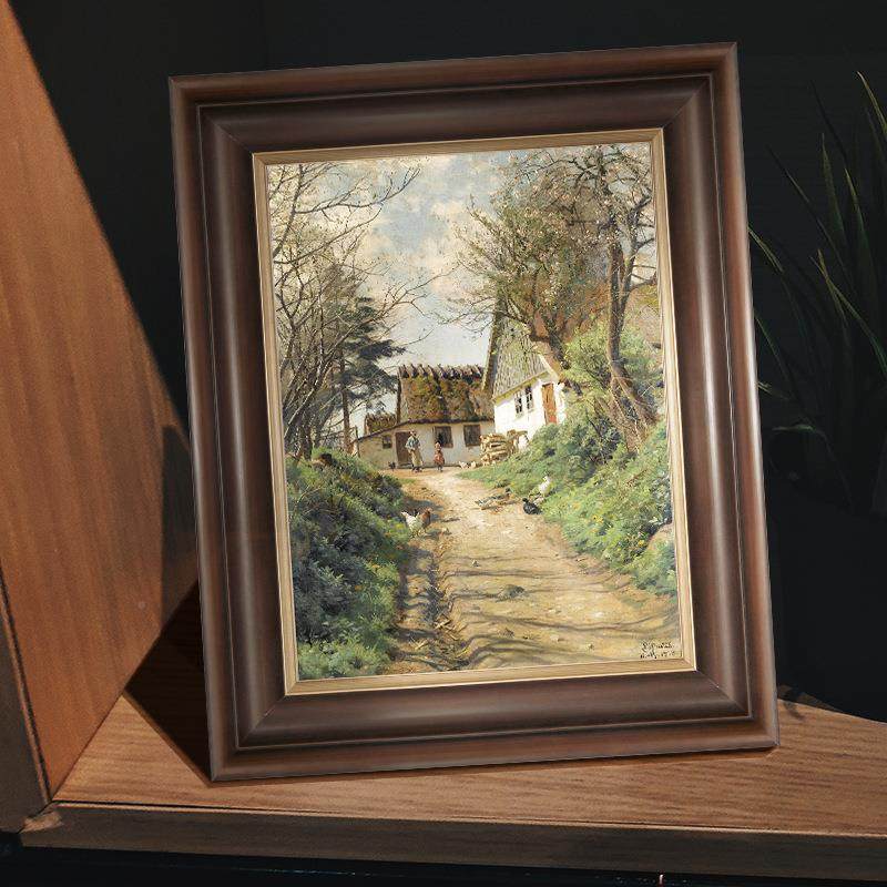 实古木油框外复中式相框装裱挂墙全家福任意框画大尺寸ALR镜框架,家居饰品,DIY亲子装饰画,淘宝优惠券,粉丝福利购,淘宝优惠卷