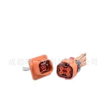 汽车连接器HVC2P80FS150插头安费诺Amphenol