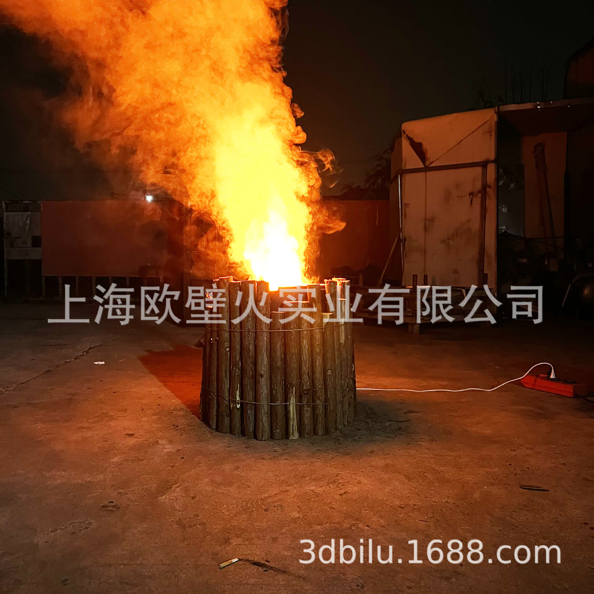 20-100百人篝火晚会火焰灯伏羲壁炉防水电子篝火仿真火盆火把节灯
