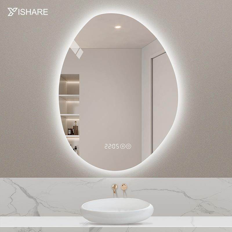 异形led不规则发光智能镜壁挂卫生间洗手台灯镜贴墙浴室镜子,收纳整理,烫衣板及配件,淘宝优惠券,粉丝福利购,淘宝优惠卷