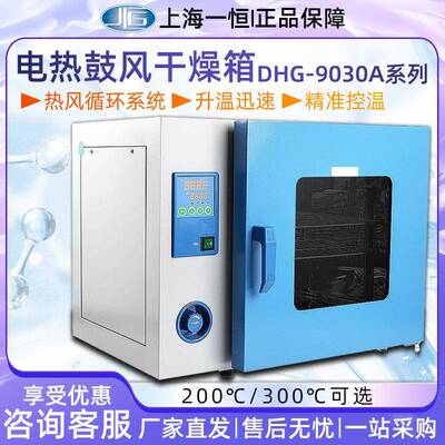 上海一恒鼓风干燥箱DHG-9030A/9140A工业烘箱电热恒温鼓风干燥箱