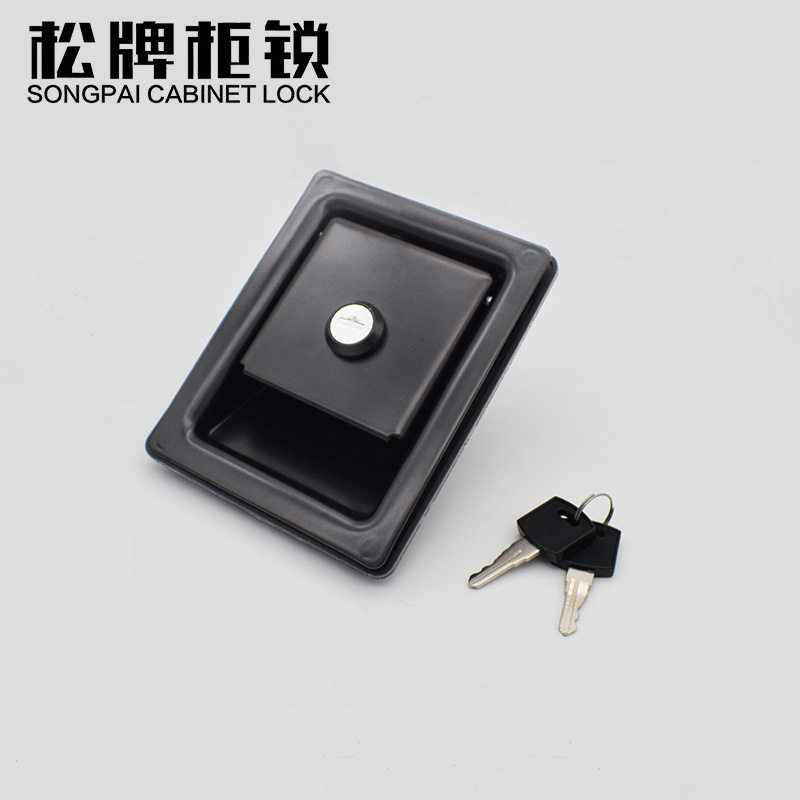 松牌柜锁MS-866-6B机柜配电箱锁机箱锁门锁面板锁不锈钢机械锁