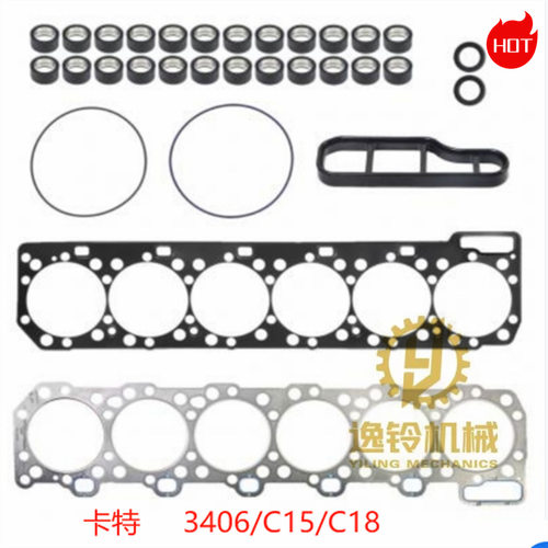 卡特彼勒3406C15C18汽缸床汽缸垫活塞环曲轴发动机大修包