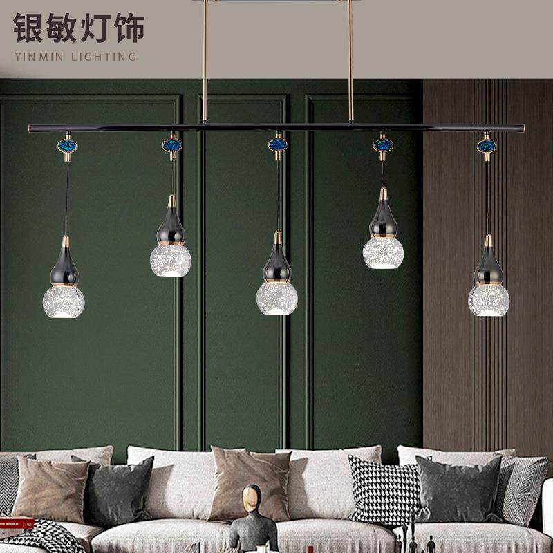 客厅吊灯气泡水晶灯大厅主灯书房餐厅现代简约轻奢北欧灯具LED