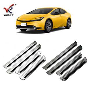 适用于丰田23款普锐斯改装侧门踏板Prius60系专用外置迎宾门槛条