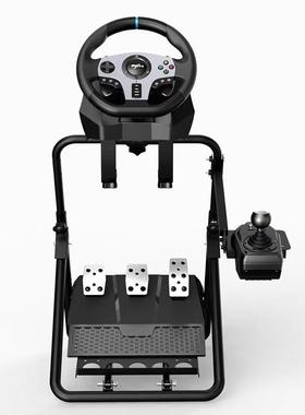莱仕达A9游戏方向盘支架G27G29GT500T300RS托架脚踏折叠支架