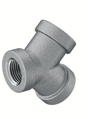 NPTFemale低压316不锈钢Y型内丝三通118P69