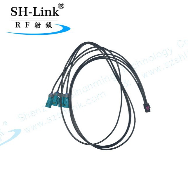 ROSENBERGERLEONI302-3线束fakra防水公母头连接线