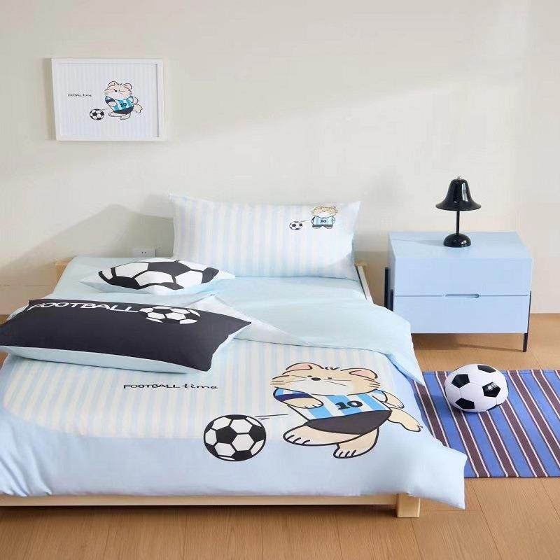A类全棉卡通儿童四件套纯棉100支长绒棉数码印花被套学生宿舍床品,纺织面料/辅料/配套,纺织机械配件,淘宝优惠券,粉丝福利购,淘宝优惠卷