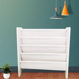 现代时尚简约儿童宝宝书架绘本架置物架收纳杂志架多层整理家用