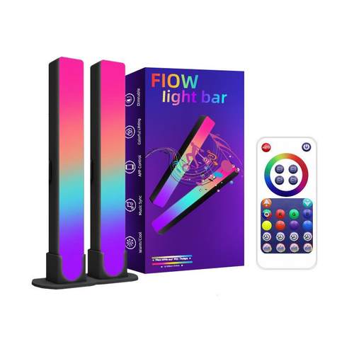 新款桌面幻彩氛围灯RGB焕彩音乐声控氛围灯电视感应节奏灯拾音灯