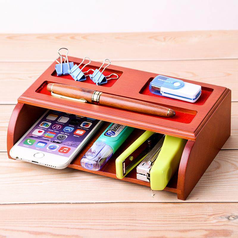 工厂直销办公桌面收纳盒木质办公室置物架文具用品文件杂物整理盒,鲜花速递/花卉仿真/绿植园艺,割草机/草坪机,淘宝优惠券,粉丝福利购,淘宝优惠卷