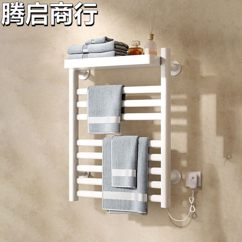 智能浴室电动烘干毛巾架家用卫生间电加热恒温智能电热浴巾置物架