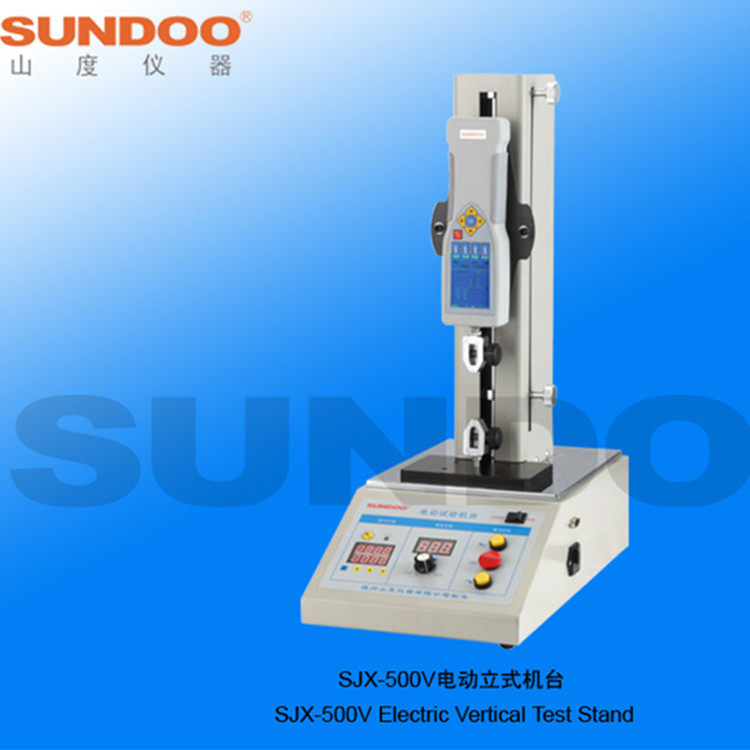 山度SJX-500V电动机台电动单柱测试台推拉力计机台苏州