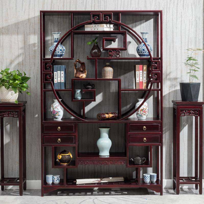 澳洲酸枝木博古架实木新中式多宝阁茶业具展示架陈列柜摆件隔断,鲜花速递/花卉仿真/绿植园艺,割草机/草坪机,淘宝优惠券,粉丝福利购,淘宝优惠卷