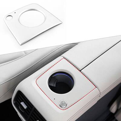 适用于20-22款奔驰GLEGLS扶手箱后杯架面板（单槽版本）装饰配件