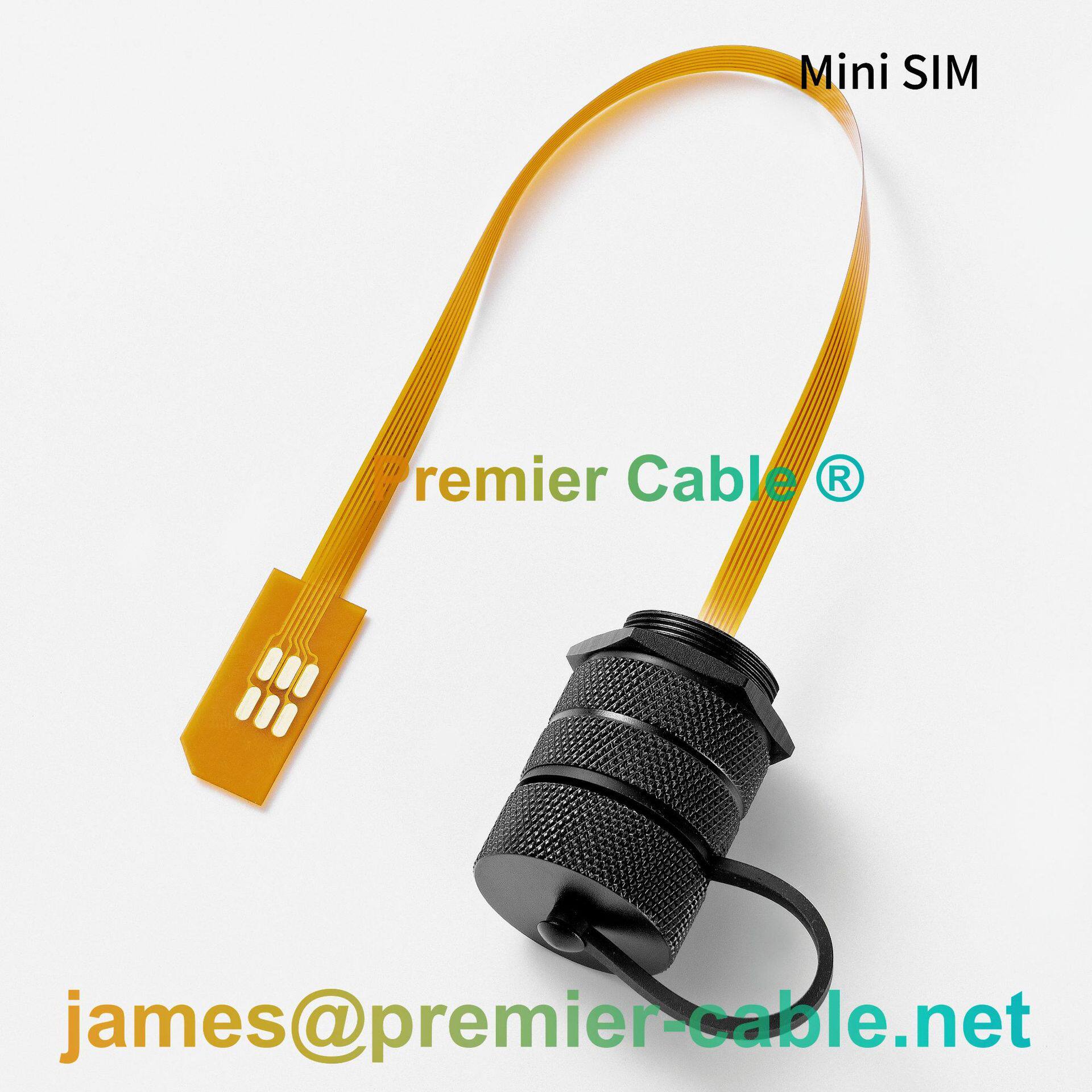 MiniSIM卡延长线GSMCDMA标准SIM卡公对母扩展FPC数据延长线