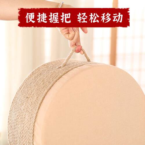 厂家日韩手工编织麻绳款蒲团坐垫茶几垫坐垫榻榻米坐垫飘窗垫