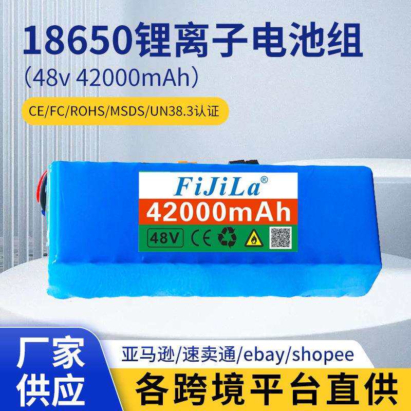 电动自行车电池 48v 99.0Ah 18650 锂离子电池组 13串3并+充电器